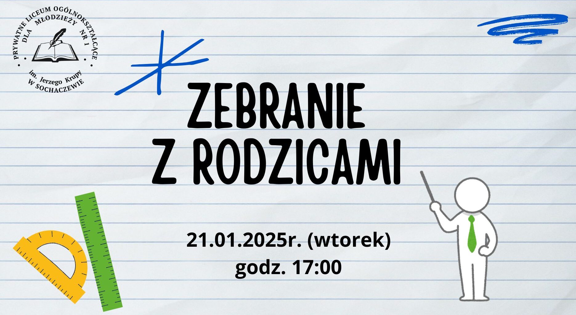 Śródroczne zebranie z rodzicami